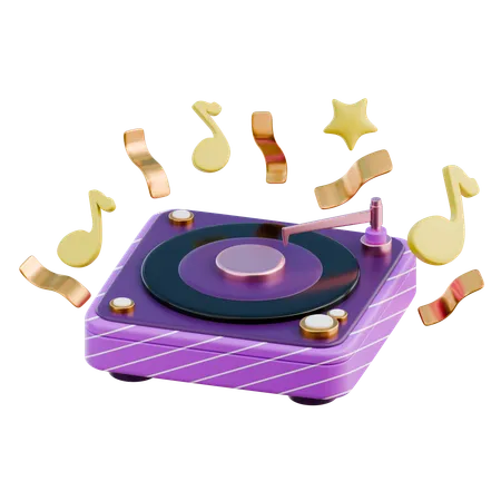 Disco chistoso  3D Icon