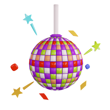 Disco Light  3D Icon