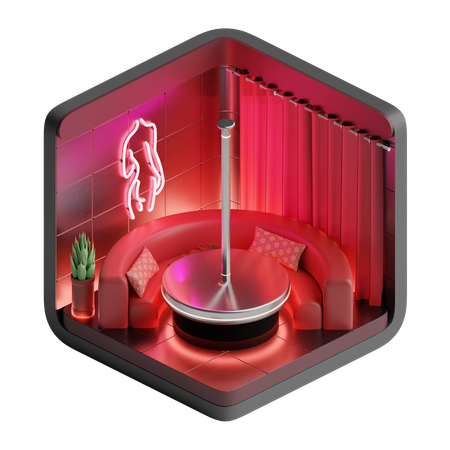 Disco Room  3D Icon