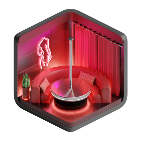 Disco Room  3D Icon
