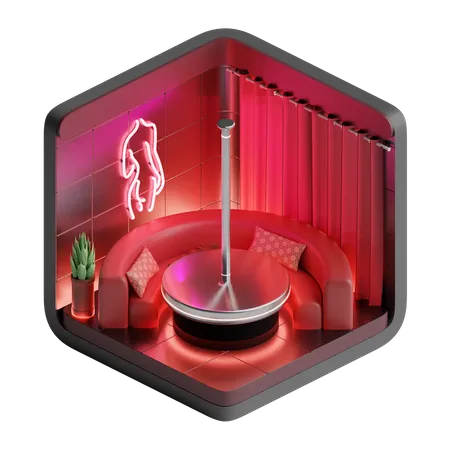 Disco Room  3D Icon