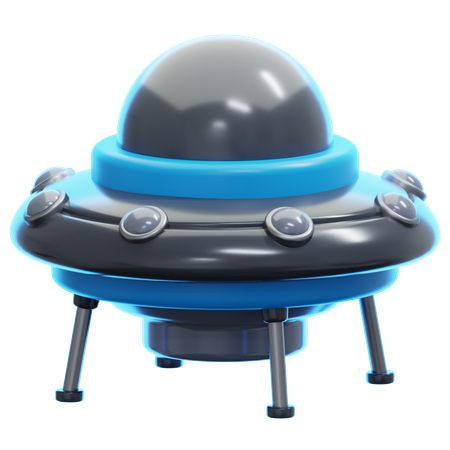 Disco voador OVNI  3D Icon