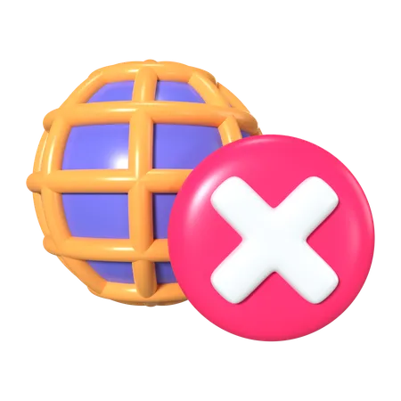 This Is Disconnected 3 D Render Illustration Icon It Comes As A High Resolution PNG File Isolated On A Transparent Background The Available 3 D Model File Formats Include BLEND OBJ FBX And GLTF 3D Icon