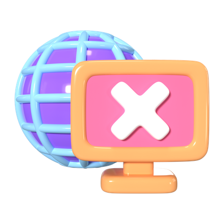 Disconnected  3D Icon