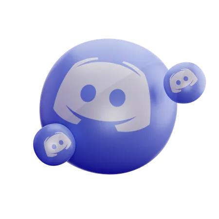 Discord Logo  3D Icon