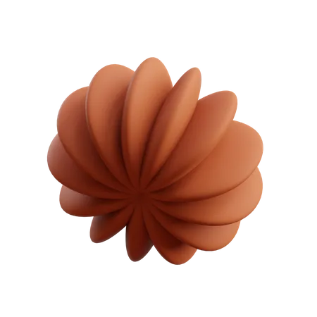 Discos de flores  3D Icon