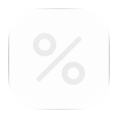 할인  3D Icon