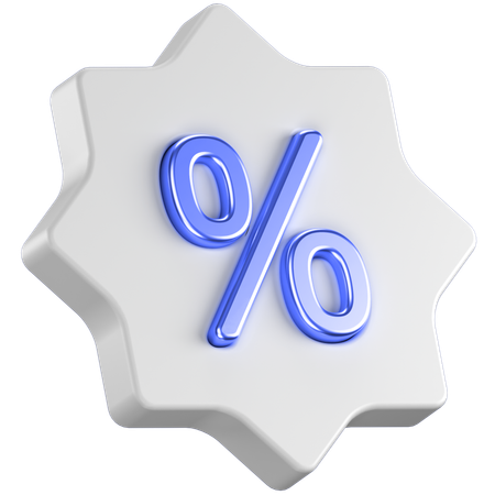 Discount  3D Icon