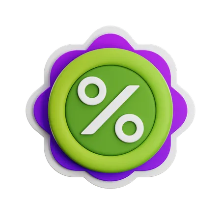 DISCOUNT  3D Icon