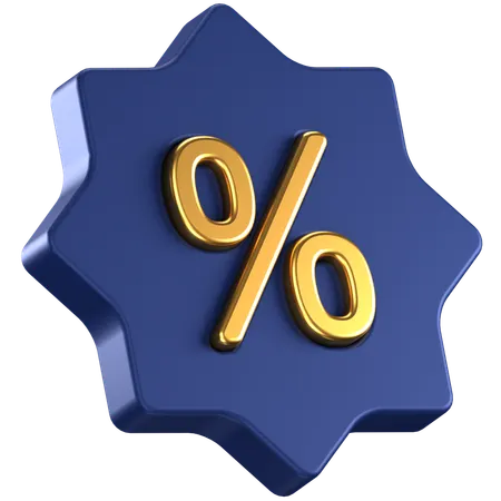Discount  3D Icon
