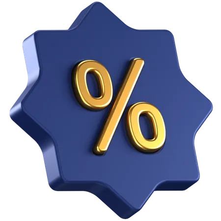 Discount  3D Icon