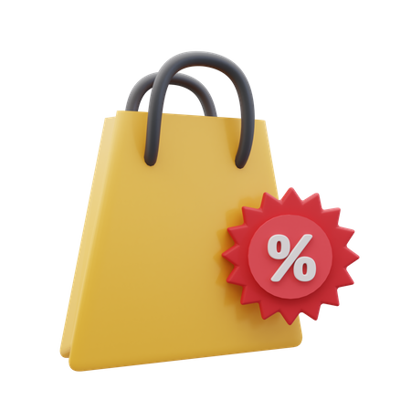 Discount  3D Icon