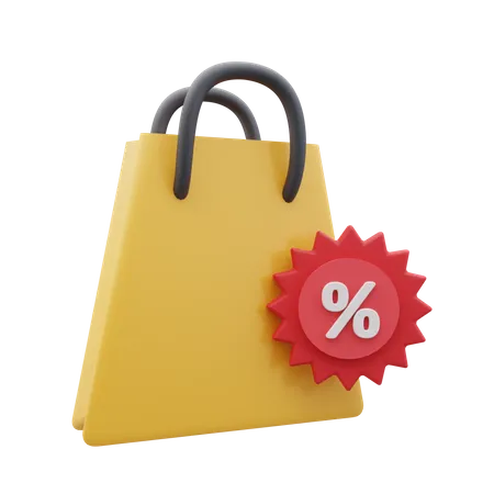 Discount  3D Icon