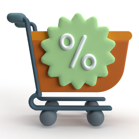 Discount  3D Icon