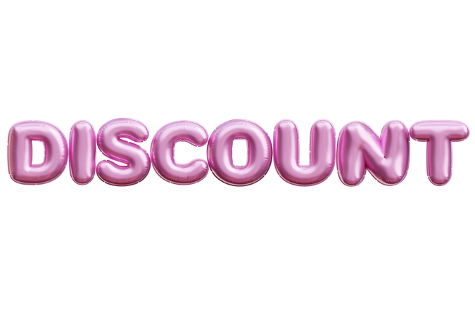 Discount  3D Icon