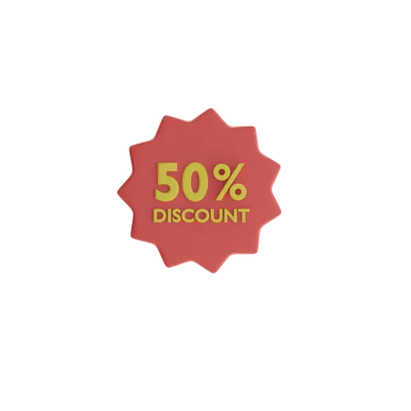 Discount  3D Icon