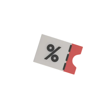 Discount  3D Icon
