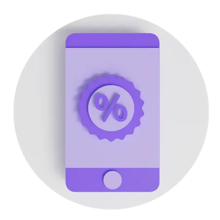 Discount  3D Icon