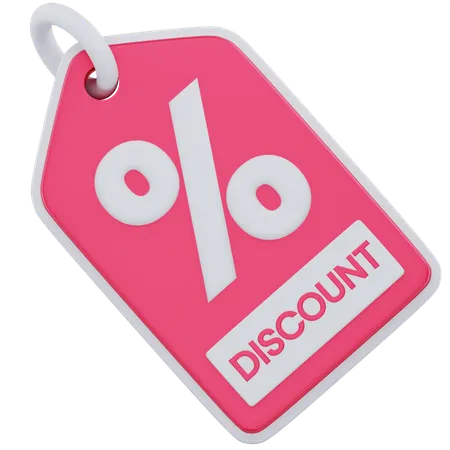 Discount  3D Icon