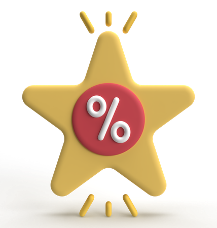 Discount  3D Icon