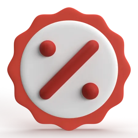 Discount  3D Icon