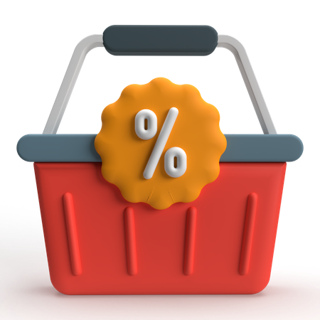 Discount  3D Icon