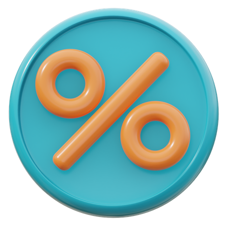 Discount  3D Icon