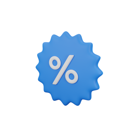 Discount  3D Icon