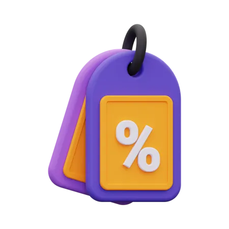 Discount  3D Icon