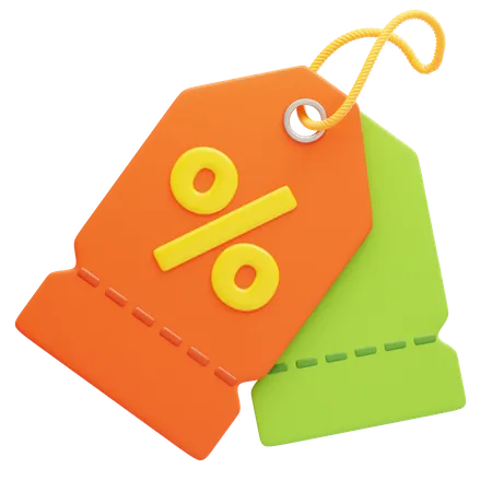 Discount  3D Icon