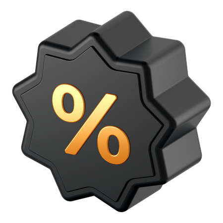 Discount  3D Icon