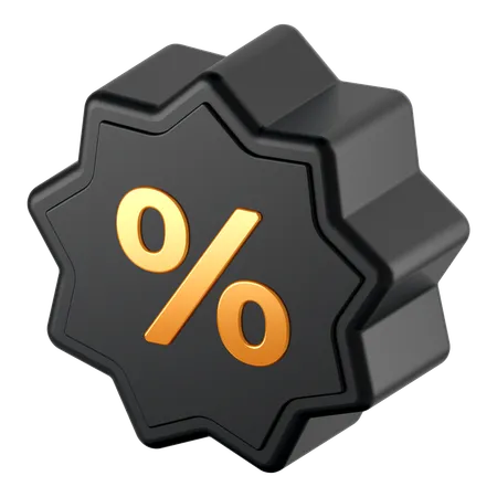 Discount  3D Icon