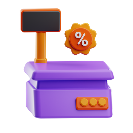 Discount  3D Icon