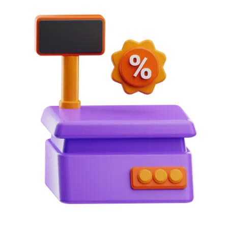 Discount  3D Icon