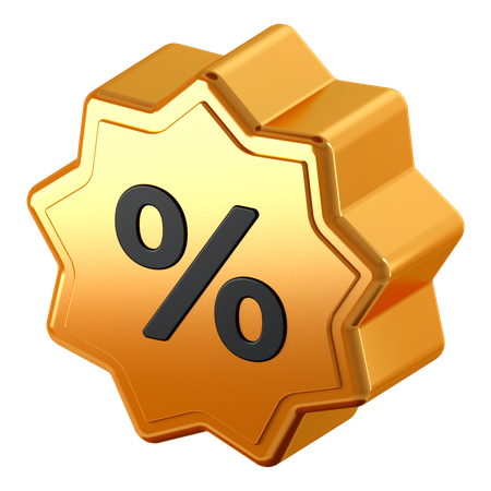 Discount  3D Icon