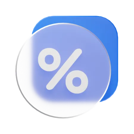 Discount  3D Icon