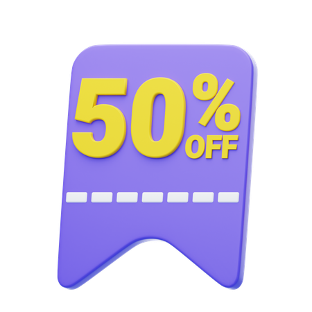 Discount  3D Icon