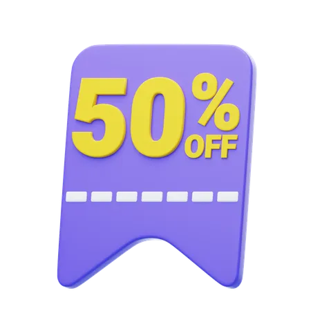 Discount  3D Icon