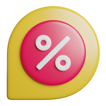 Discount  3D Icon