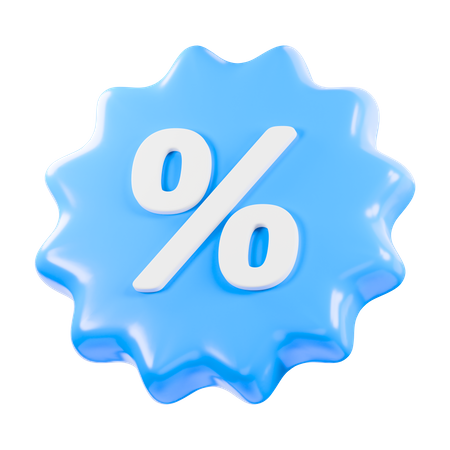 Discount  3D Icon