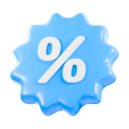 Discount  3D Icon