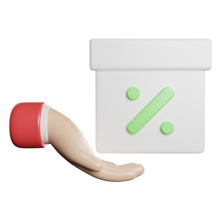 Discount  3D Icon