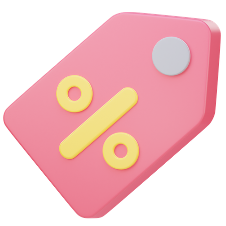 Discount  3D Icon