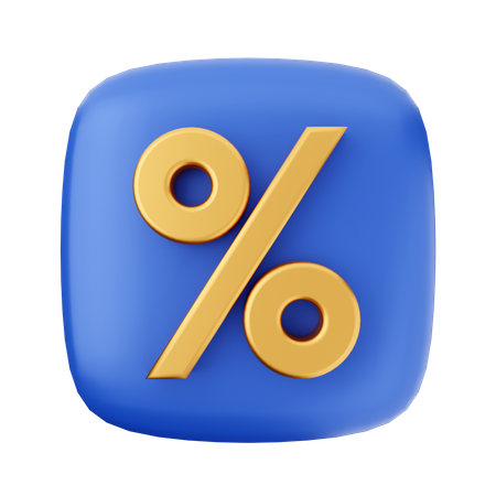 Discount  3D Icon