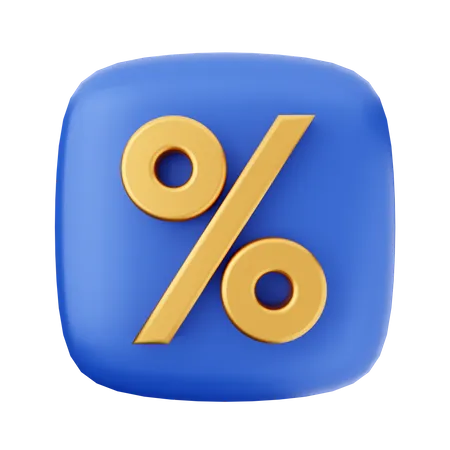 Discount  3D Icon