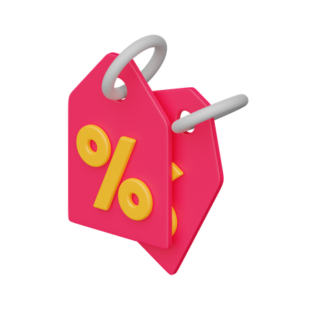 Discount  3D Icon