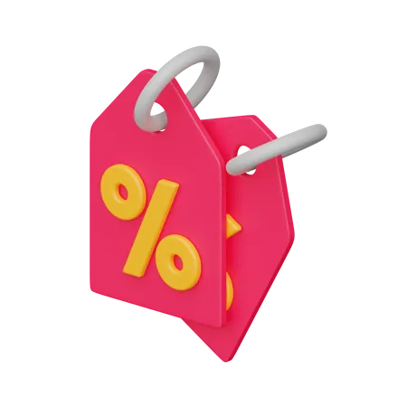 Discount  3D Icon