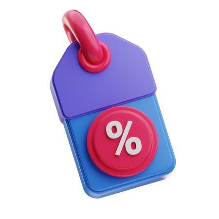 Discount  3D Icon