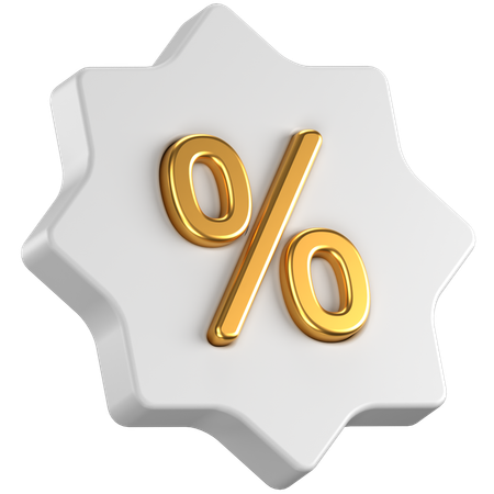 Discount  3D Icon