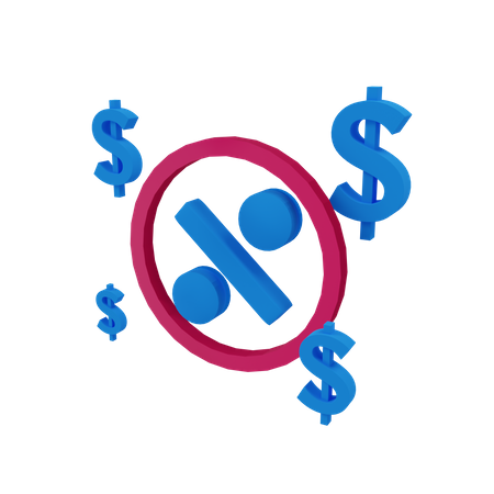 Discount  3D Icon